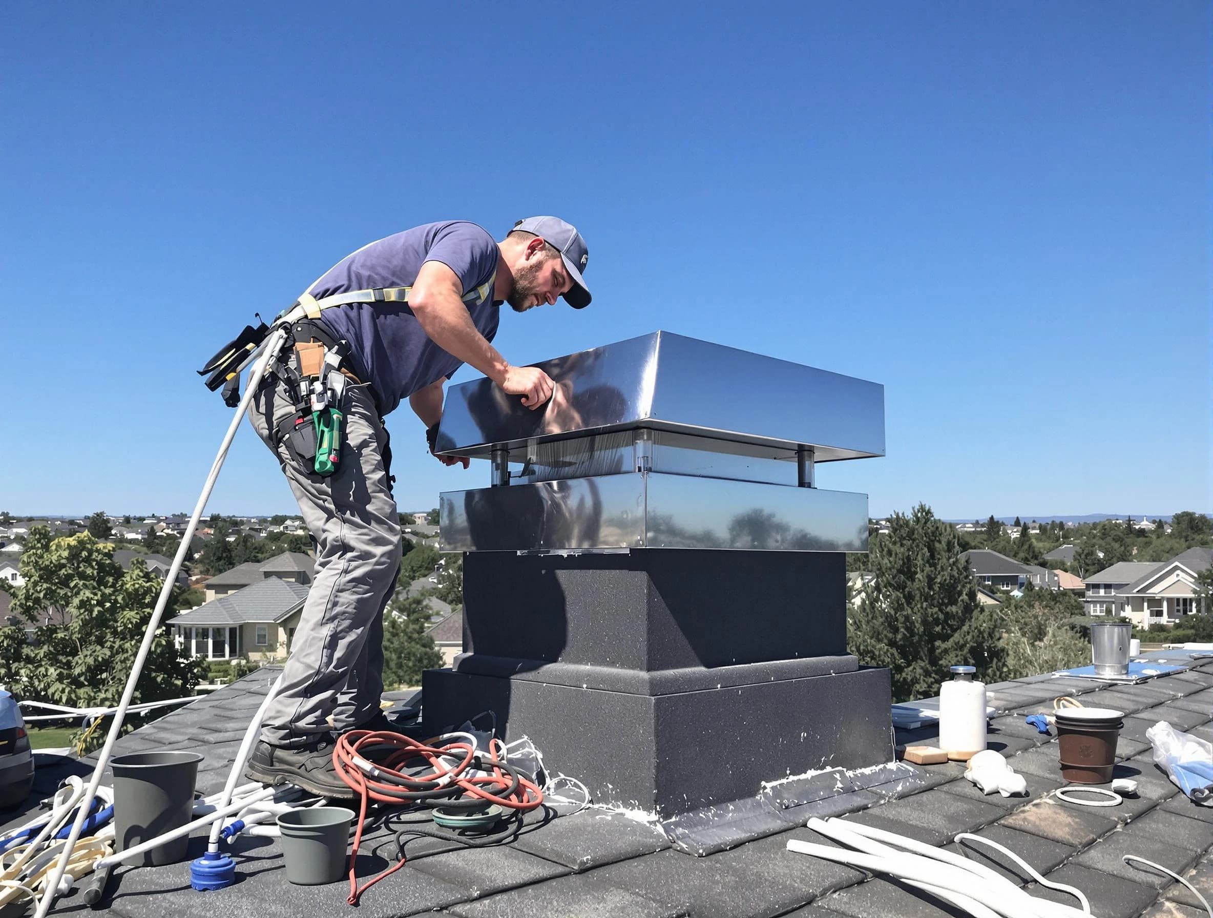 Chimney Cap Services service in Fort Lee, VA